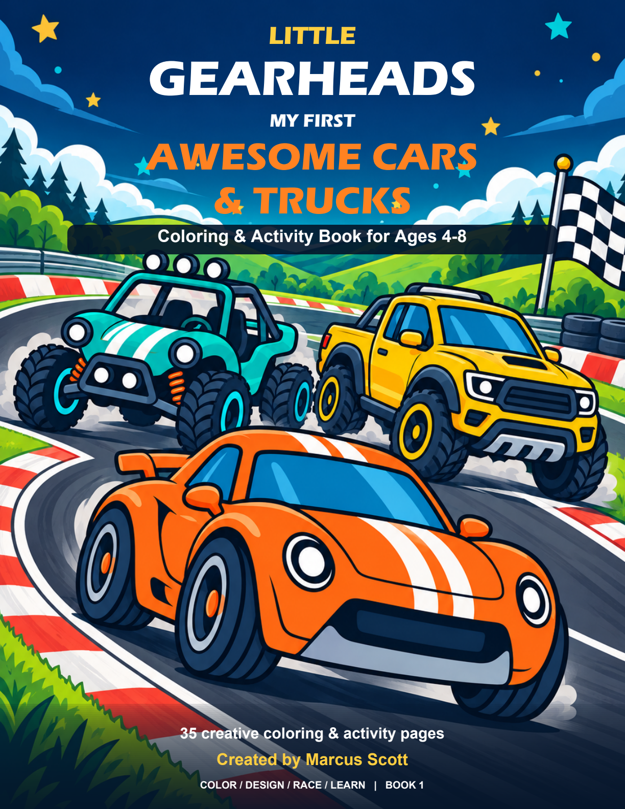 Little Gearheads — My First Awesome Cars & Trucks book cover